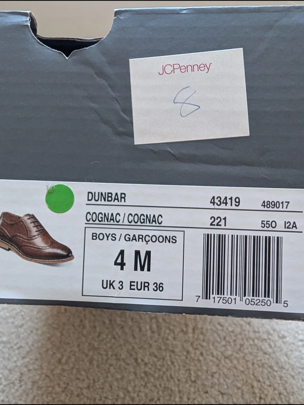 Boys Wingtip Dress Oxfords